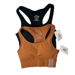 NWT Bundle Zenana Padded Racerback Women’s Sports Bras Size XS #377